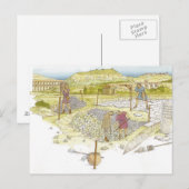 Roman weg. Detail Briefkaart (Voorkant / Achterkant)