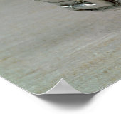 Roman zilvergilt drink beker poster (Hoek)