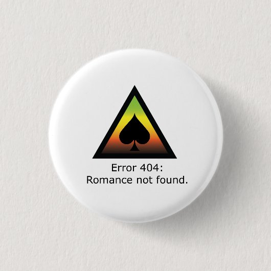 Romance 404 ronde button 3,2 cm (Voorkant)