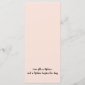 Romance aan zee: Elegant strand bruiloft menu (Achterkant)