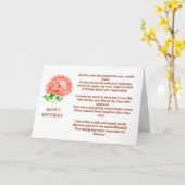 Romance Anniversaire Poème Carte de voeux (Fleur jaune)