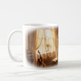 Romance au Salon de Piano Doré Mug Forever