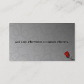 Romance Auteur Carte de visite (Dos)