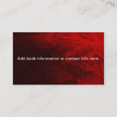 Romance Auteur Carte de visite (Dos)