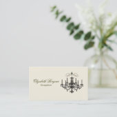 Romance avec des cartes de visite d'un ~ de lustre (Debout devant)