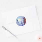 Romance Blauwe Sticker (Envelop)