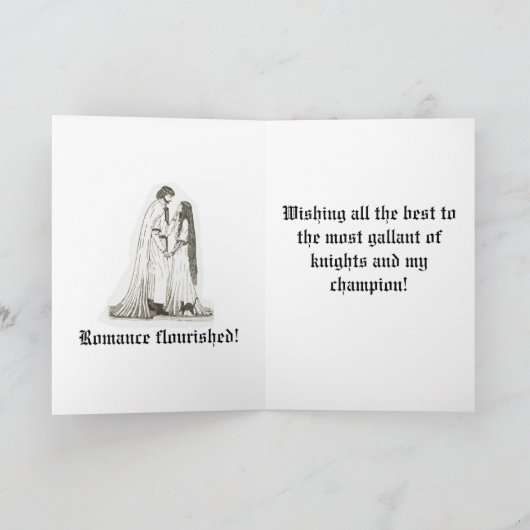 "Romance bloeide" kaart (Binnen)