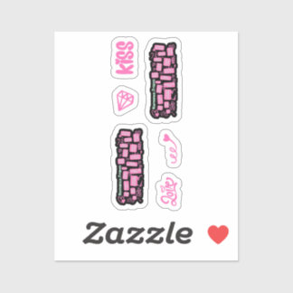 Romance Boek Tropes Hot Pink Pack Sticker