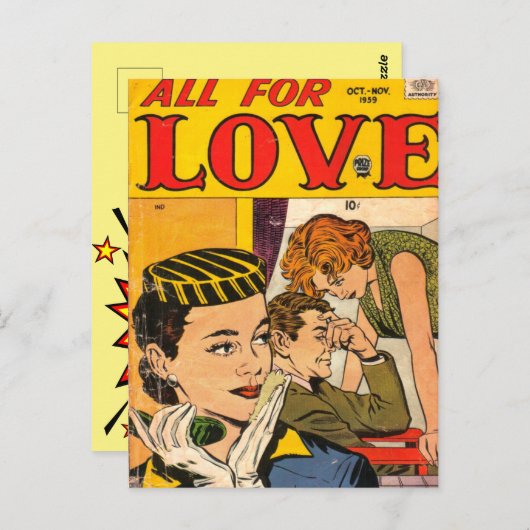  Romance Briefkaart (Voorkant / Achterkant)