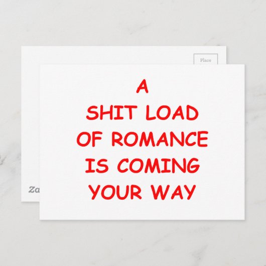 romance briefkaart (Voorkant / Achterkant)