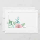 Romance bruiloft uitnodigingen (Achterkant)