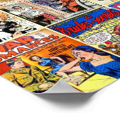 Romance Comic Book Hoesje Collage Poster (Hoek)