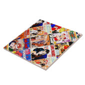 Romance Comic Book Hoesje Collage Tegeltje (Zijkant)