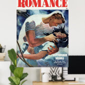  Romance Comic Book Hoesje Poster (Thuiskantoor)