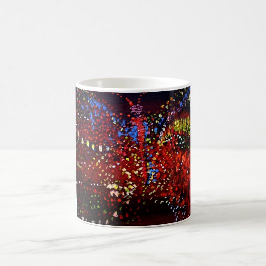 Romance cosmique Baiser Art classique Mug blanc (Centre)