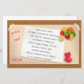 Romance Eenvoudig papier met gelei Snoep (Voorkant / Achterkant)