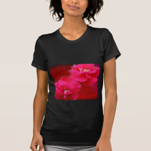 Romance en rode rozen t-shirt