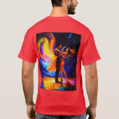Romance et art : T-shirt d'Art Abstrait (Dos)