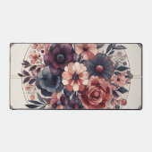 Romance foncée Bourgogne Art Déco Floral Été (Recto)