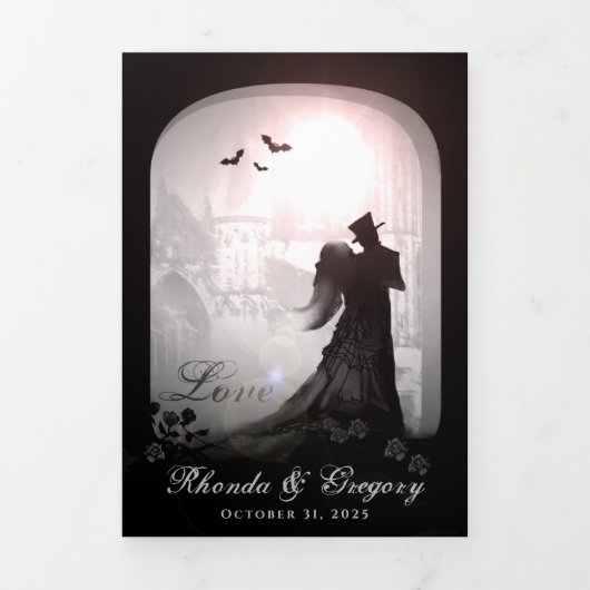 Romance gothique "Ensemble avec" RSVP MENU #2 (Page de couverture)