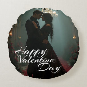 Romance in de Roos Hall voor Valentijnsdag Rond Kussen