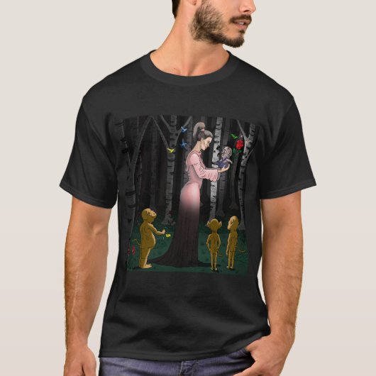 Romance in het bos t-shirt (Voorkant)