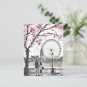 Romance in Londen Briefkaart (Staand voorkant)