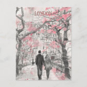 Romance in Londen Briefkaart (Voorkant)