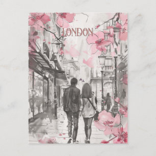 Romance in Londen Briefkaart