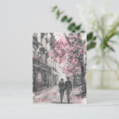 Romance in Londen Briefkaart (Staand voorkant)