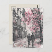 Romance in Londen Briefkaart (Voorkant / Achterkant)