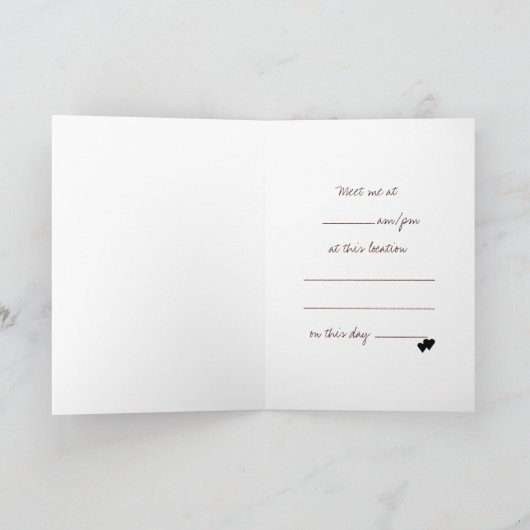 Romance Invitation (Intérieur)