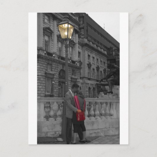 Romance lamplicht briefkaart (Voorkant)