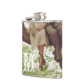 Romance Love Paar Monogram Whiskey Flask Heupfles (Links)