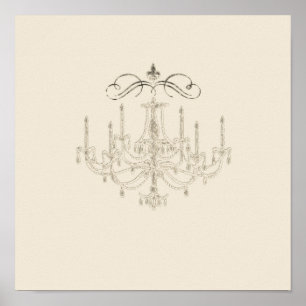 Romance met een luchters ~ Print Poster