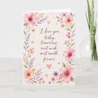 Romance Mignon  Je t'aime pour toujours Carte de v