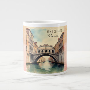 Romance onder de schaduw van Ponte di Rialto Extra Grote Beker