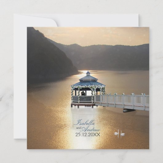 Romance op het meer kaart (Voorkant)