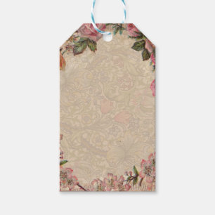 Romance paar: Antiek Rozen Girly Love Cadeaulabel