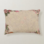 Romance paar: Antiek Rozen Girly Love Decoratief Kussen (Voorkant)