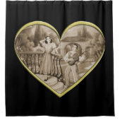 Romance paar, man en vrouw liefde Douchegordijn (Voorkant)