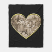  Romance paar, man en vrouw liefde Fleece Deken (Voorkant)
