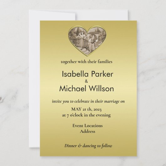 Romance paar, man en vrouw liefde Kaart (Achterkant)