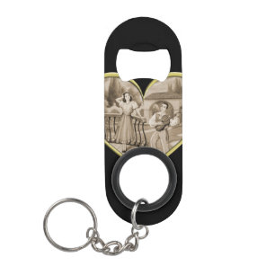 Romance paar, man en vrouw liefde Mini Flessenopener