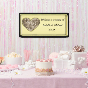 Romance paar, man en vrouw liefde Spandoek