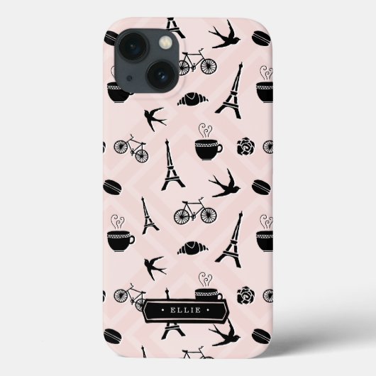Romance Parijs | Gepersonaliseerd Case-Mate iPhone Case (Achterkant)