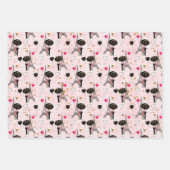 Romance Parijs Inpakpapier Vel (Voorkant)