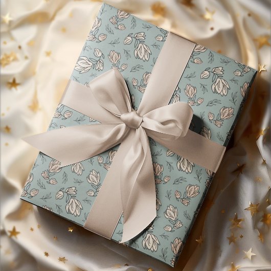  Romance Patroon Bloemen Cadeaupapier