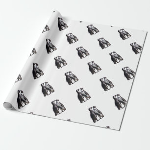 Romance Penguin Cadeaupapier