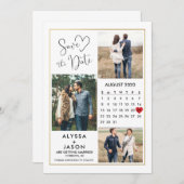 Romance Photo Enregistrer La Carte Date Avec Calen (Devant / Derrière)